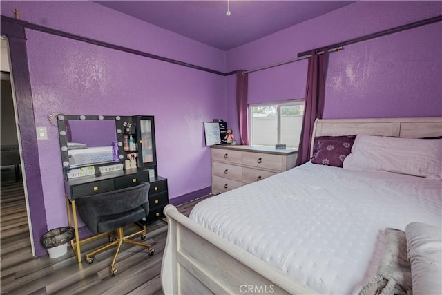 5837 Esperanza Ave, Whittier, CA 90606 - bedroom with wood finished floors and baseboards