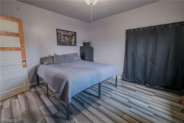 5837 Esperanza Ave, Whittier, CA 90606 - bedroom with wood finished floors and baseboards