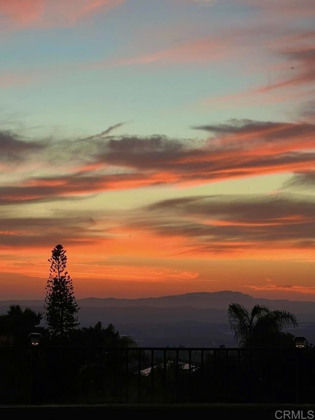 2073 Elevado Rd, Vista, CA 92084 - water view featuring a mountainous background