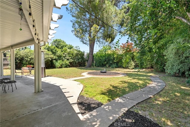 1516 Downing Ave, Chico, CA 95926 - view of green lawn with a patio