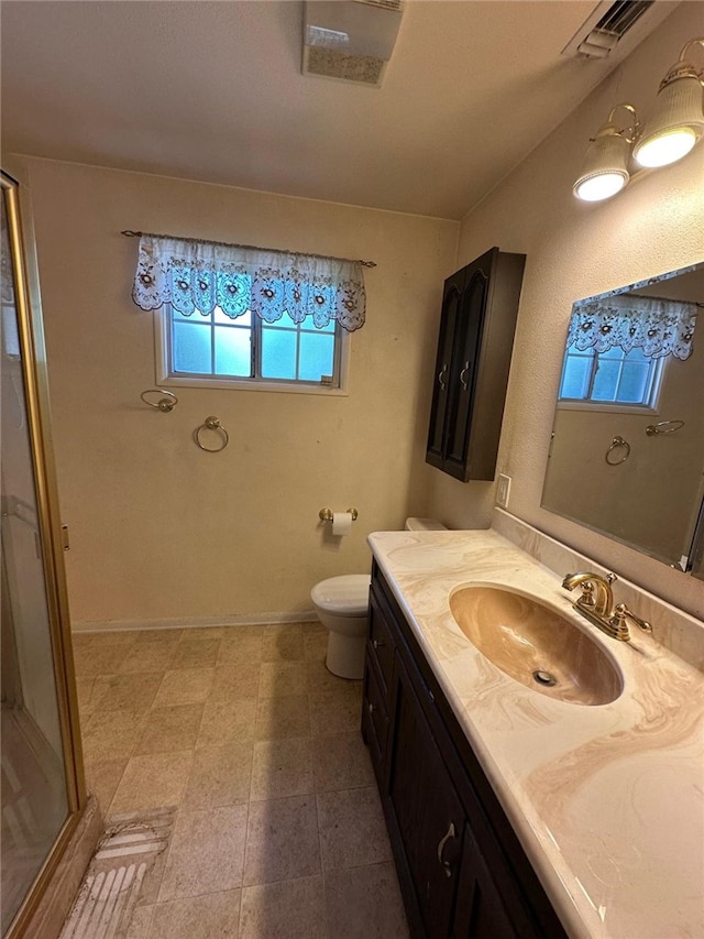 10249 Deveron Dr, Whittier, CA 90601 - bathroom featuring vanity, a shower stall, and tile patterned floors