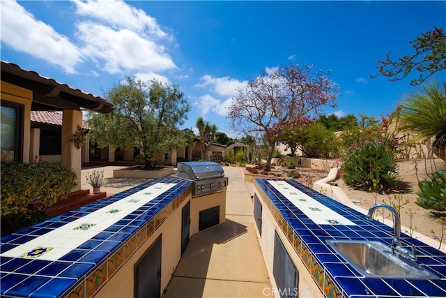 28306 Crescent Hill Way, Escondido, CA 92026 - view of pool featuring a sink and a grill