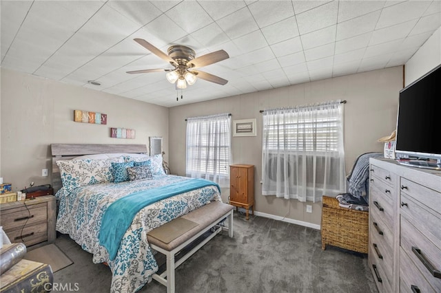 4909 Sepulveda Ave, San Bernardino, CA 92404 - bedroom featuring carpet and a ceiling fan