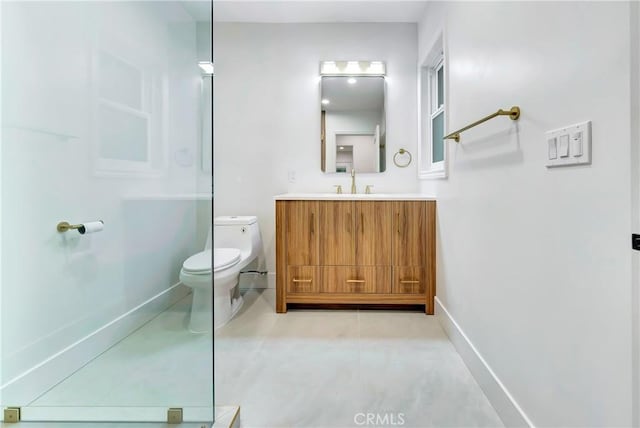 4637 Nagle Ave, Sherman Oaks, CA 91423 - bathroom with toilet, vanity, and baseboards