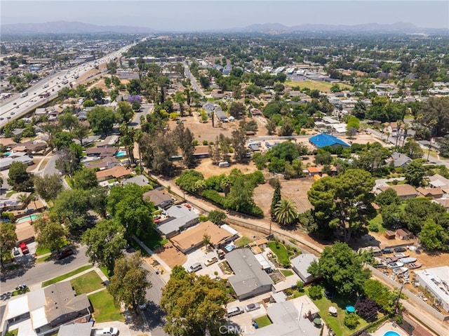 7191 Nixon Dr, Riverside, CA 92504 - aerial view of residential area featuring a mountainous background