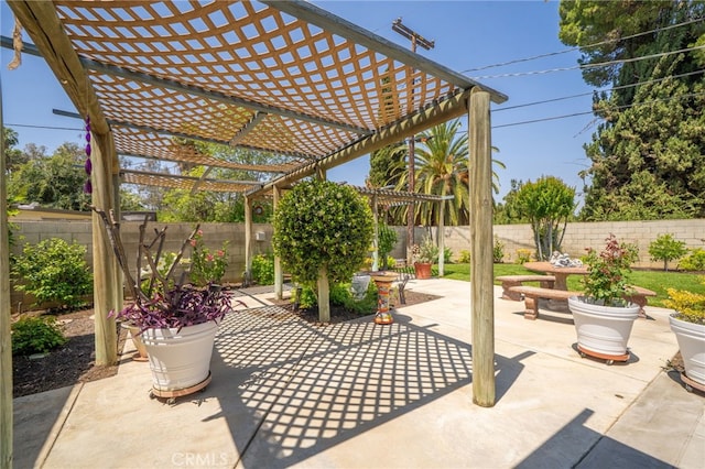 7191 Nixon Dr, Riverside, CA 92504 - fenced backyard with a pergola and a patio