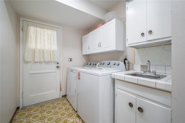 7191 Nixon Dr, Riverside, CA 92504 - laundry room with separate washer and dryer and cabinet space