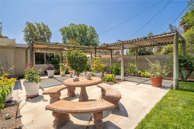 7191 Nixon Dr, Riverside, CA 92504 - view of patio featuring a pergola