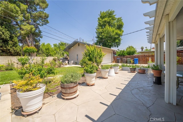 7191 Nixon Dr, Riverside, CA 92504 - view of patio / terrace with an outdoor structure