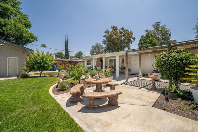 7191 Nixon Dr, Riverside, CA 92504 - view of patio / terrace with a pergola