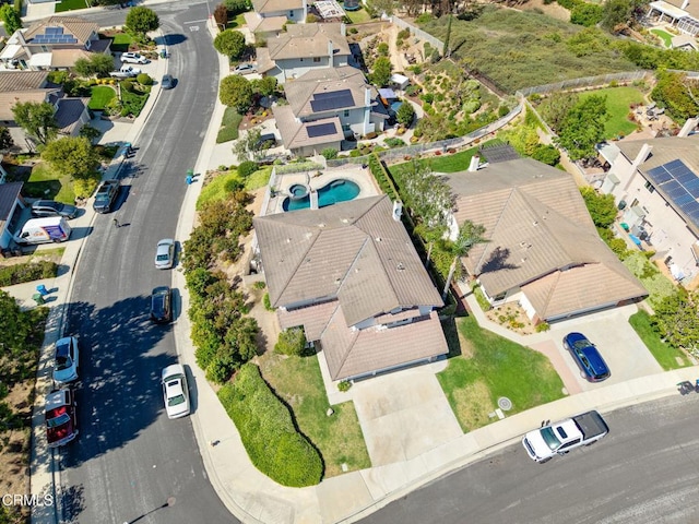 12983 Camden Ct, Moorpark, CA 93021 - aerial view of property and surrounding area featuring nearby suburban area and a pool area