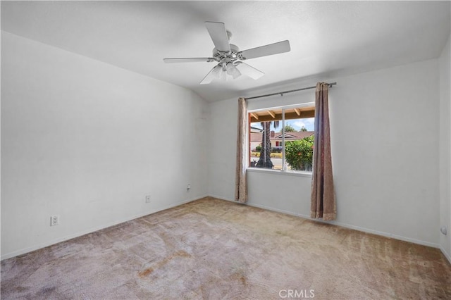 5331 Vallecito Ave, Westminster, CA 92683 - carpeted spare room featuring a ceiling fan and baseboards