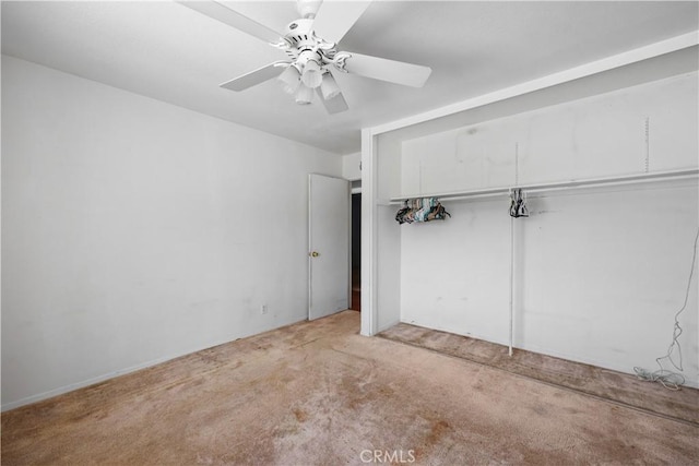 5331 Vallecito Ave, Westminster, CA 92683 - unfurnished bedroom featuring carpet, a closet, and ceiling fan