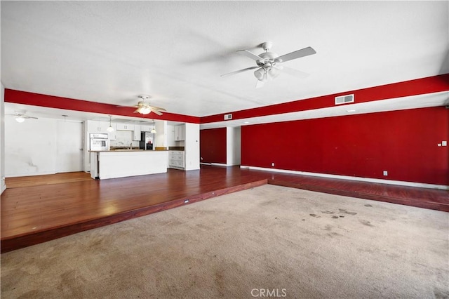 5331 Vallecito Ave, Westminster, CA 92683 - unfurnished living room featuring a ceiling fan and carpet
