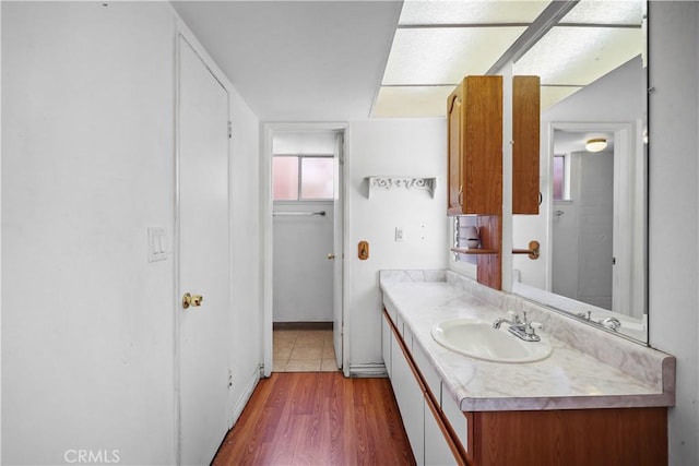 5331 Vallecito Ave, Westminster, CA 92683 - bathroom featuring vanity and wood finished floors