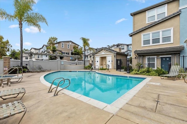 3023 Pacific Palm Way, San Diego, CA 92117 - community pool featuring a residential view and a patio