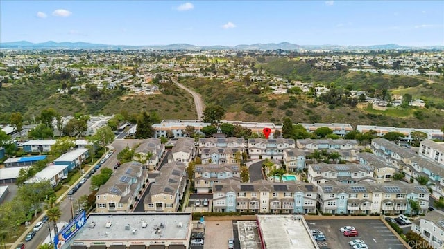 3023 Pacific Palm Way, San Diego, CA 92117 - aerial overview of property's location with a mountain backdrop