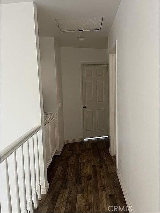 37713 57th St E, Palmdale, CA 93552 - corridor with dark wood-type flooring