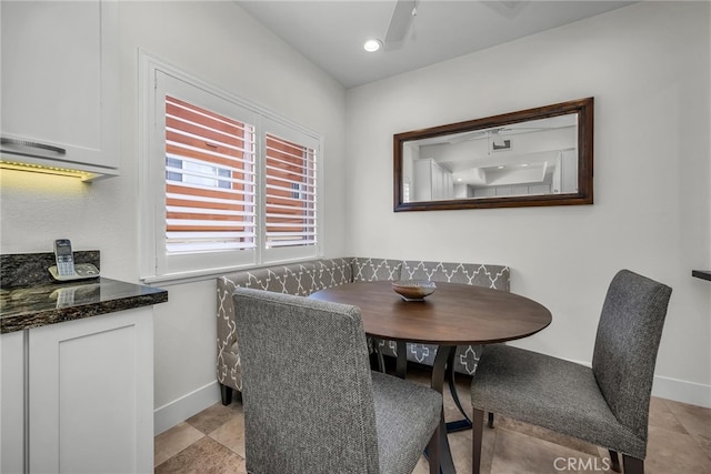 1205 S Catalina Ave S Unit A, Redondo Beach, CA 90277 - dining space featuring baseboards