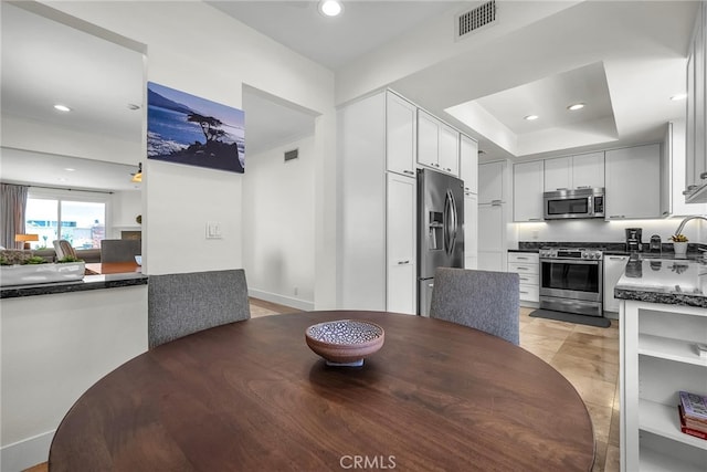 1205 S Catalina Ave S Unit A, Redondo Beach, CA 90277 - dining space with recessed lighting