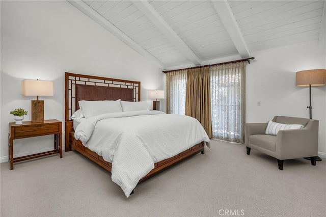 1205 S Catalina Ave S Unit A, Redondo Beach, CA 90277 - bedroom with light carpet and wooden ceiling