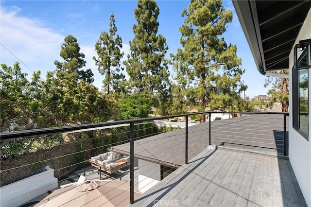 742 Hudson Ave, Costa Mesa, CA 92626 - view of wooden terrace