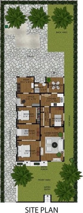 4316 Dozier St, Los Angeles, CA 90022 - floor plan / room layout
