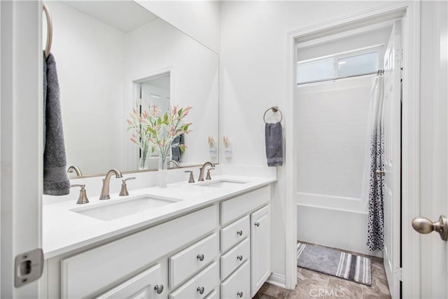 32172 Verbena Way, Temecula, CA 92591 - bathroom with double vanity and shower / tub combo