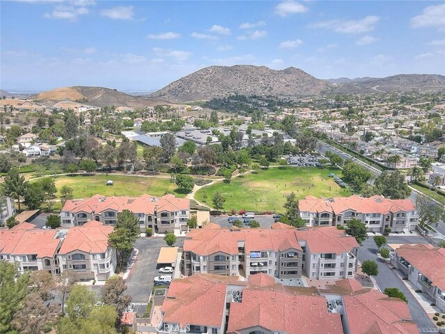1995 Las Colinas Cir Unit 307, Corona, CA 92879 - aerial view of property's location with mountains and nearby suburban area