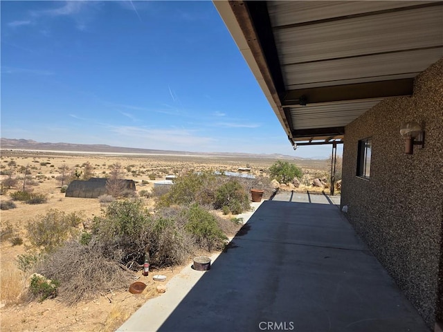 195 Old El Mirage Rd, Adelanto, CA 92301 - balcony featuring a mountain view, view of desert, and a view of rural / pastoral area