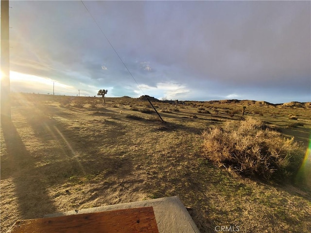 195 Old El Mirage Rd, Adelanto, CA 92301 - view of yard featuring a view of countryside