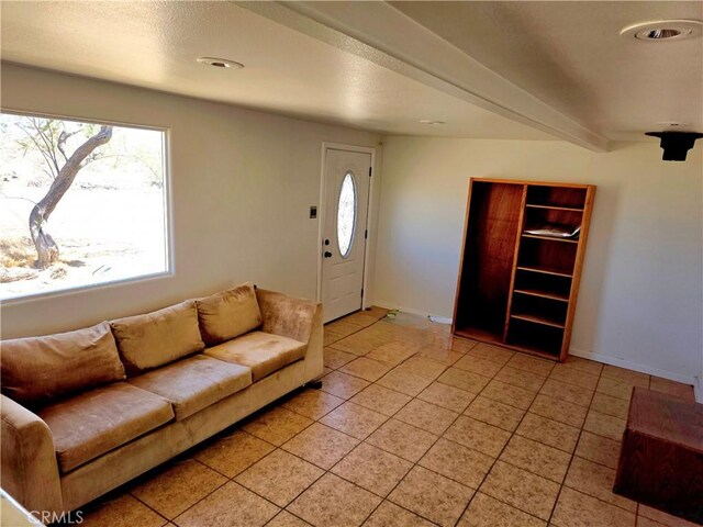 195 Old El Mirage Rd, Adelanto, CA 92301 - living room with light tile patterned floors, healthy amount of natural light, baseboards, and recessed lighting