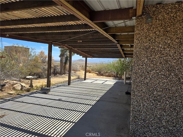 195 Old El Mirage Rd, Adelanto, CA 92301 - view of patio featuring a mountain view