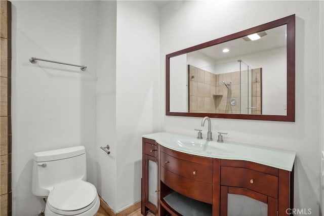 11970 Montana Ave Unit 102, Brentwood, CA 90049 - bathroom with vanity and tiled shower