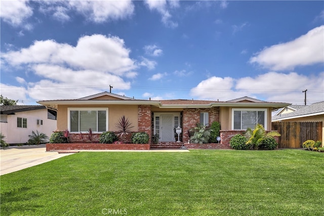 14522 San Feliciano Ln, Mirada, CA 90638 - view of front facade with brick siding and stucco siding