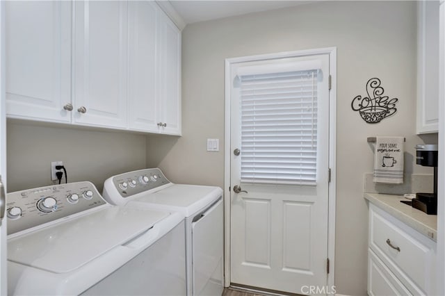 14522 San Feliciano Ln, Mirada, CA 90638 - laundry room featuring washing machine and clothes dryer and cabinet space