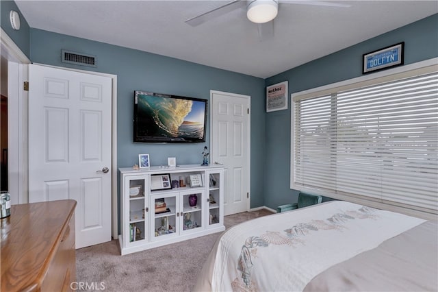 14522 San Feliciano Ln, Mirada, CA 90638 - carpeted bedroom with ceiling fan