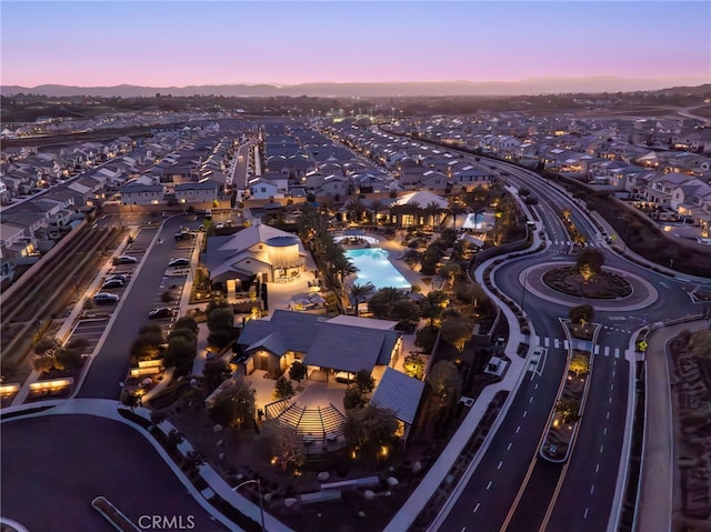 32129 Dymondia Way, Temecula, CA 92591 - aerial view at dusk of a residential view