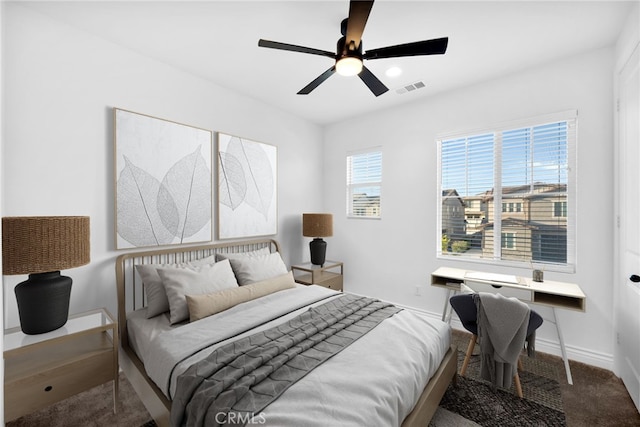 32129 Dymondia Way, Temecula, CA 92591 - carpeted bedroom with baseboards and a ceiling fan