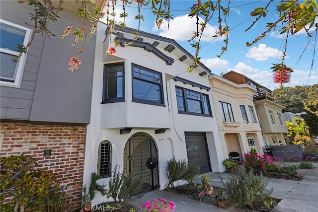 874 41st Ave, San Francisco, CA 94121 - view of front of property with stucco siding and brick siding
