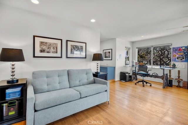 1801 Laurel Ave, Manhattan Beach, CA 90266 - living area with light wood-type flooring and recessed lighting