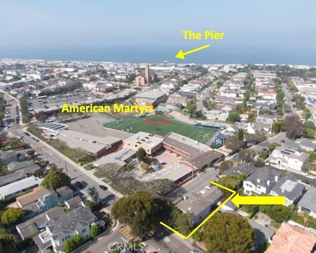 1801 Laurel Ave, Manhattan Beach, CA 90266 - aerial overview of property's location
