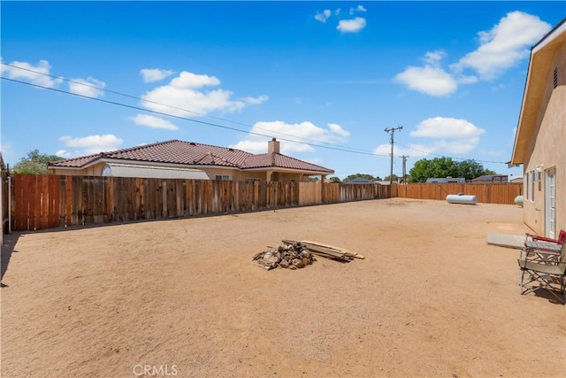 21620 Garibaldi Ct, California City, CA 93505 - view of fenced backyard