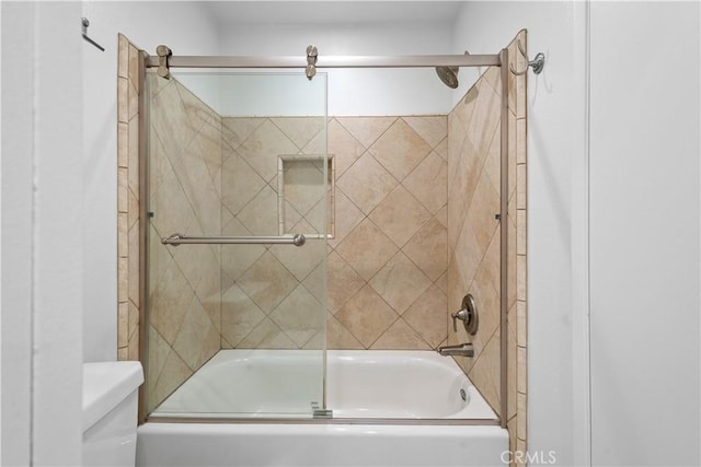 1188 Via Montoya, Camarillo, CA 93010 - bathroom featuring bath / shower combo with glass door and toilet