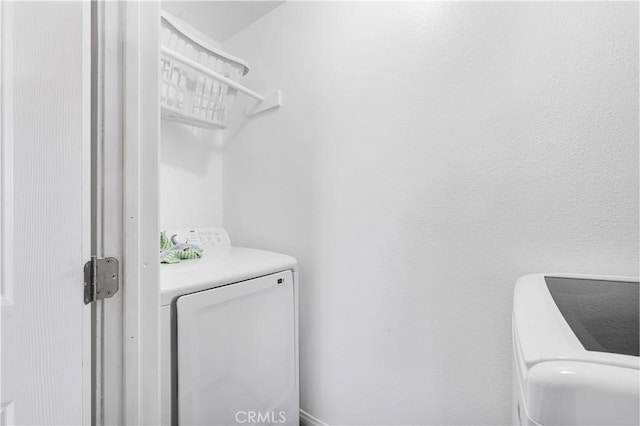 9824 Evelyn Ave, California City, CA 93505 - washroom with washing machine and clothes dryer