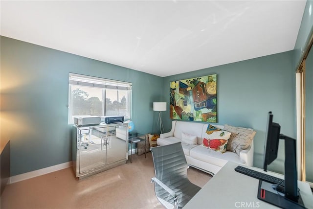 2445 N Santiago Blvd, Orange, CA 92867 - living room with carpet and baseboards