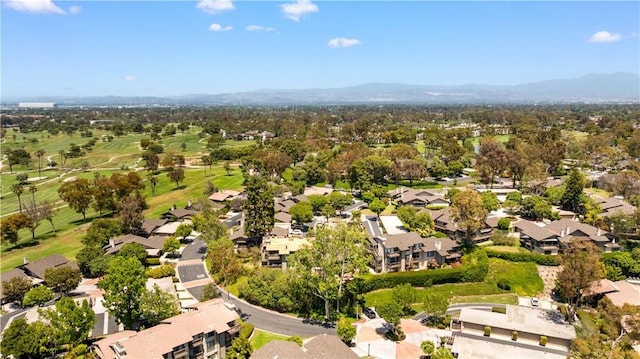 11 Palos Unit 55, Irvine, CA 92612 - aerial view of property and surrounding area featuring mountains, a golf club, and nearby suburban area