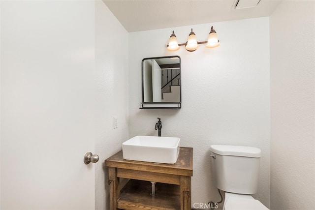 28705 Bridge Water Ln, Menifee, CA 92584 - half bath featuring toilet and vanity