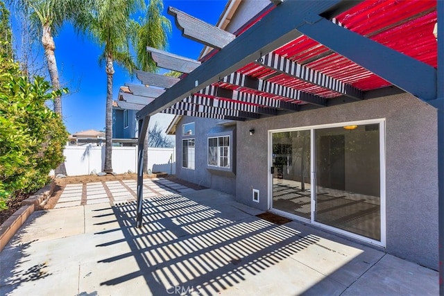 28705 Bridge Water Ln, Menifee, CA 92584 - view of patio / terrace featuring a pergola