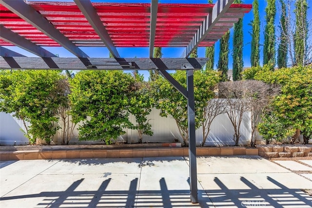 28705 Bridge Water Ln, Menifee, CA 92584 - view of patio featuring a pergola